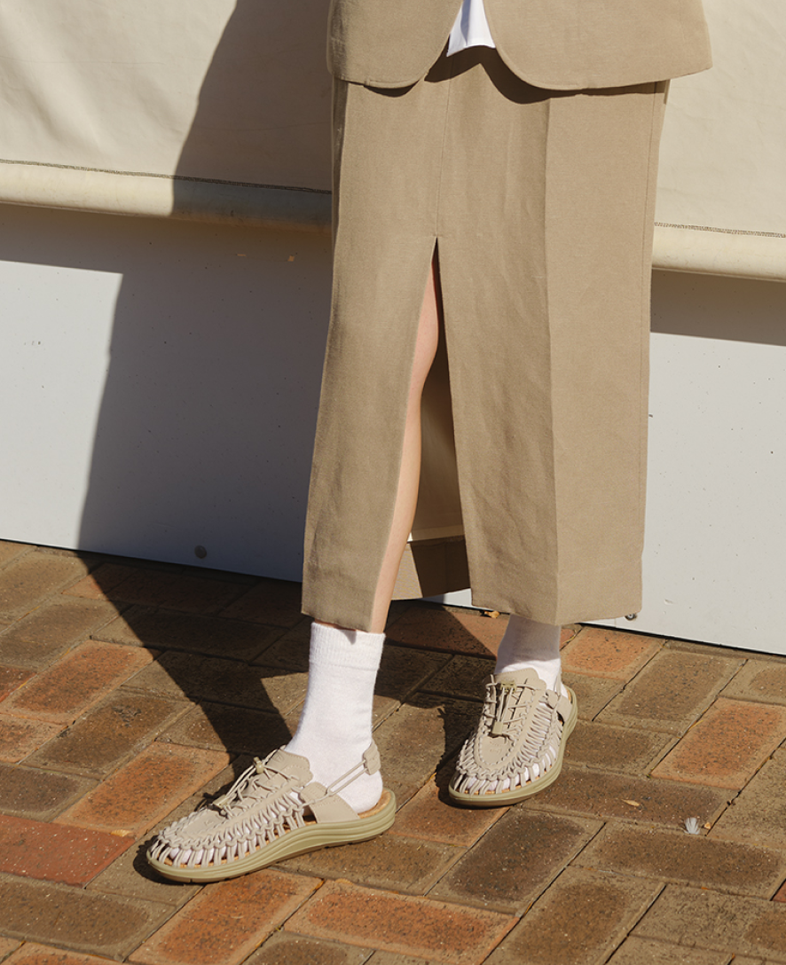 All Gender UNEEK II Convertible Canvas Sneaker Brindle/Natural
