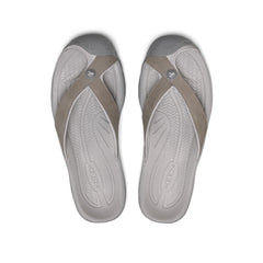 Men's Waimea Leather Flip-Flop Monochrome/Steel Grey