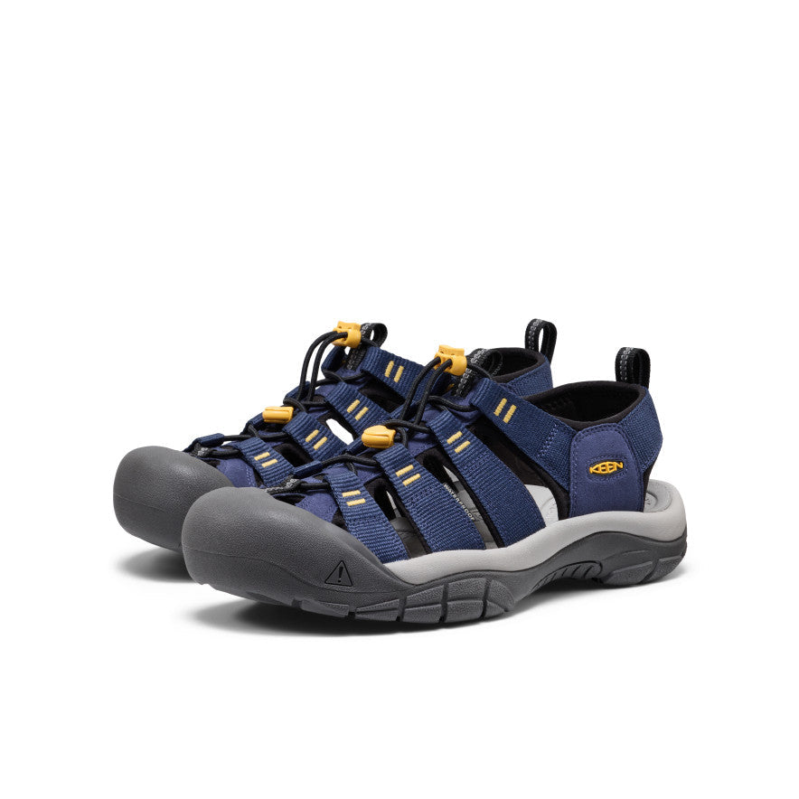 Men's Newport H2 Sandal Naval Academy/Keen Yellow