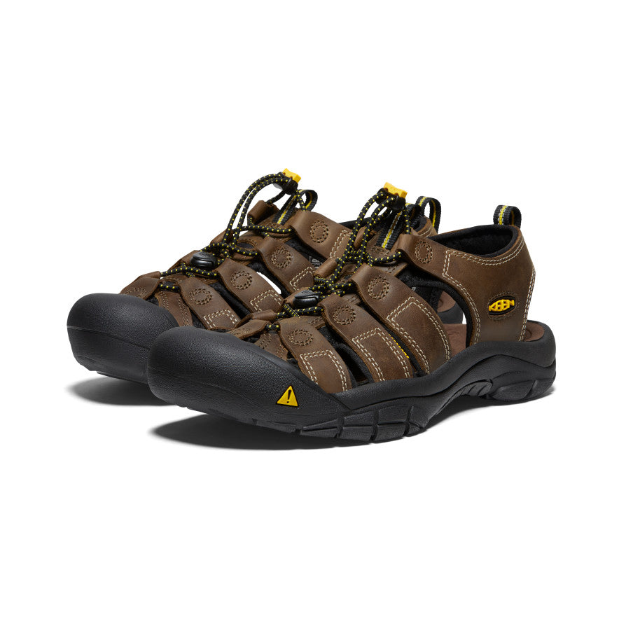 Men's Newport Leather Sandal Wide Bison