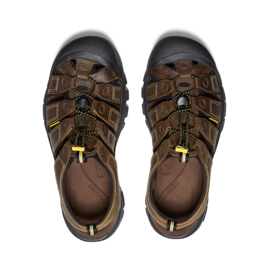 Men's Newport Leather Sandal Wide Bison