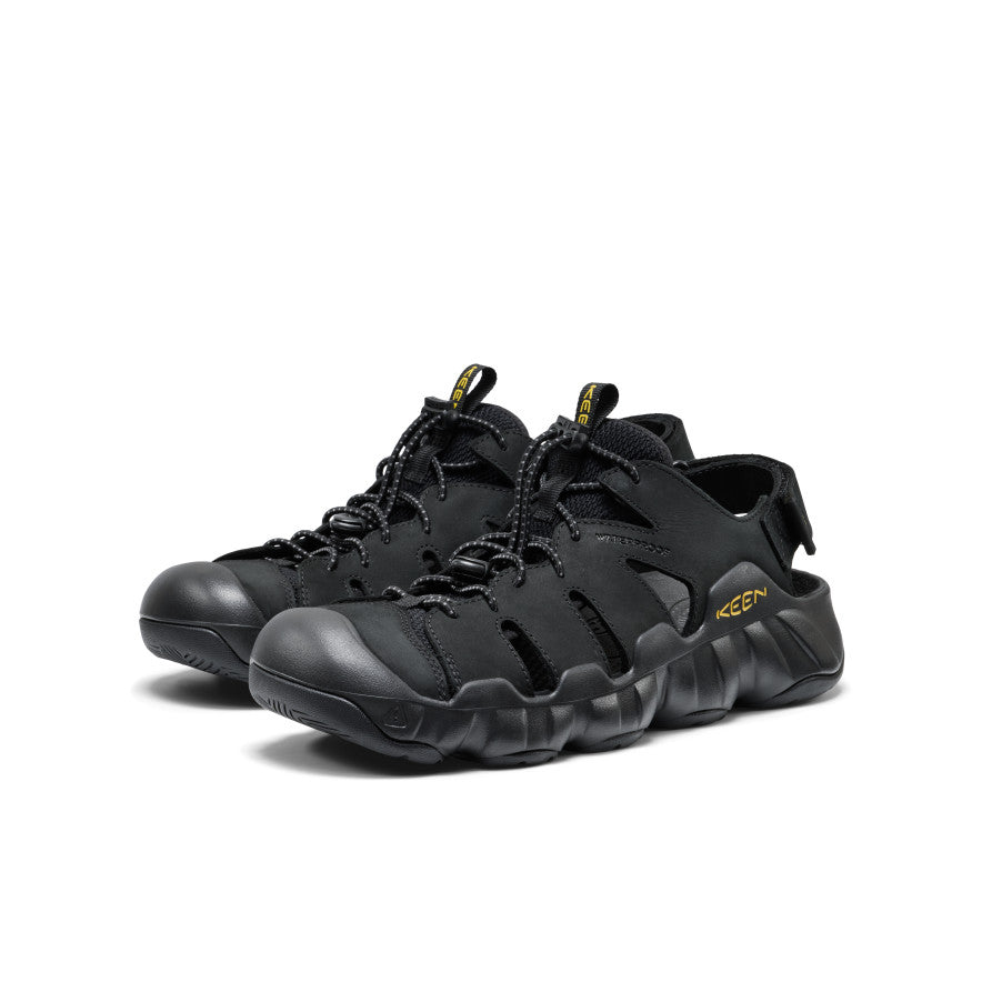 Men's Hyperport Fisherman Leather Sandal Black/Keen Yellow