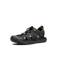 Men's SOLR Sandal Black/Gold