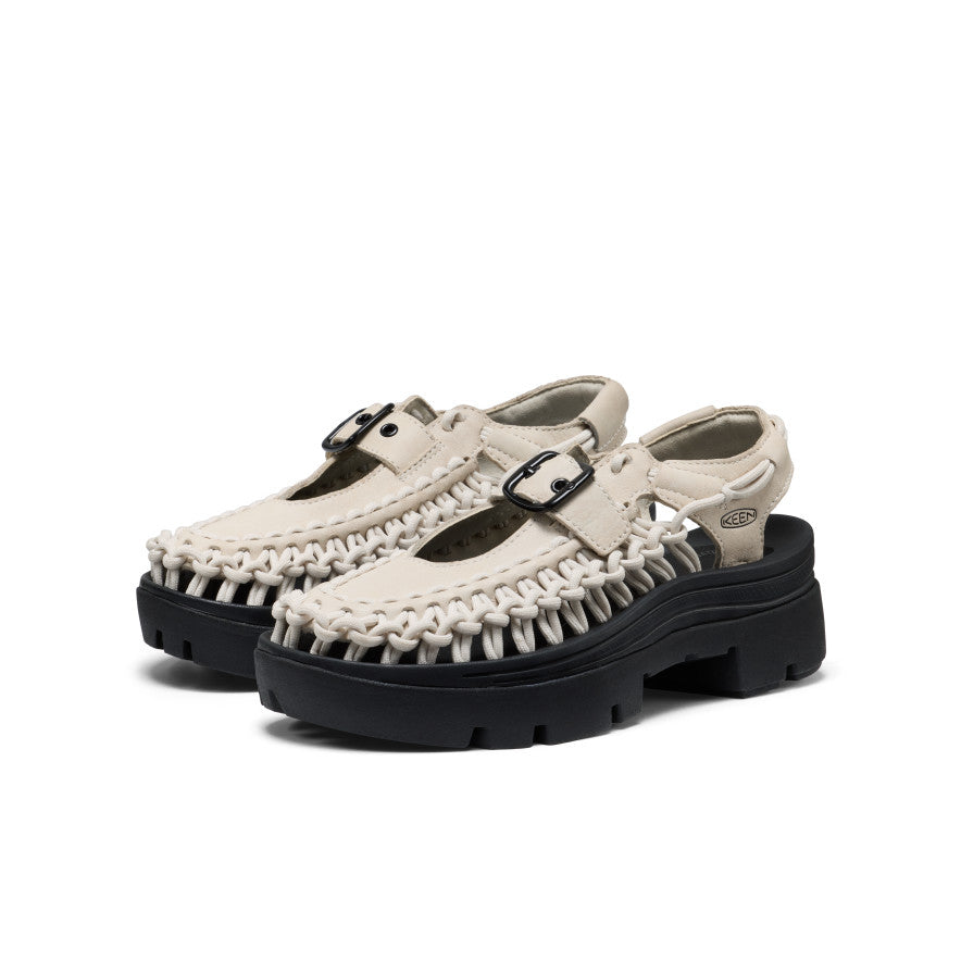 All Gender UNEEK PLT Mary Jane Sneaker Birch Smooth Lea