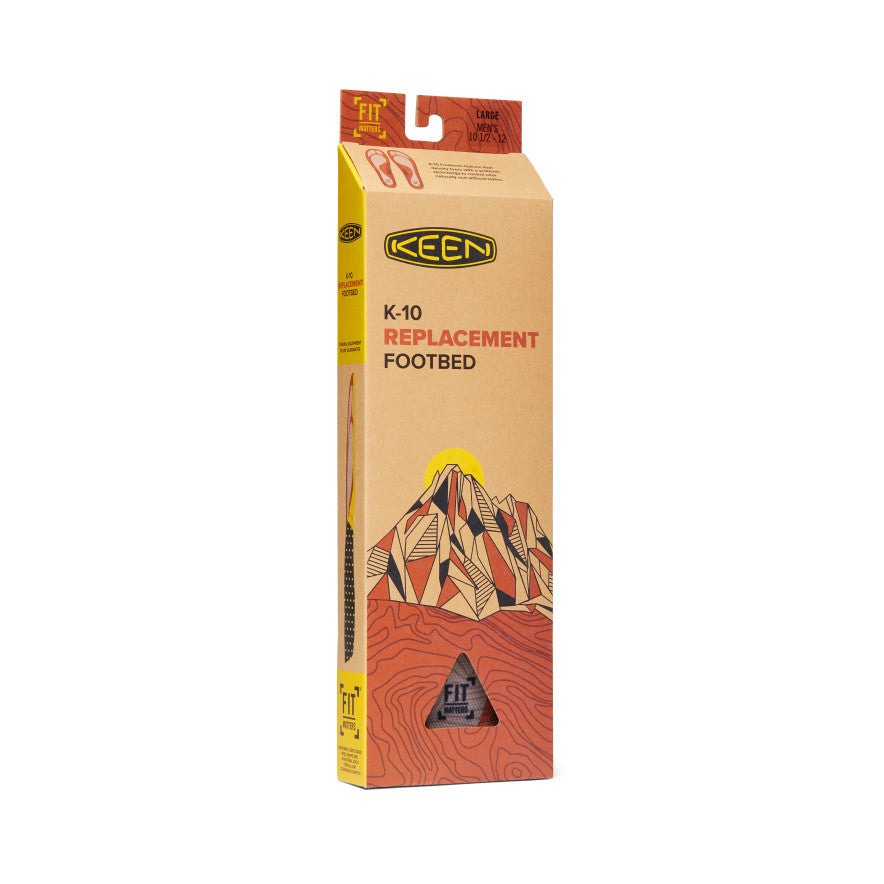 Men's Outdoor K-10 Replacement Insole Burnt Orange