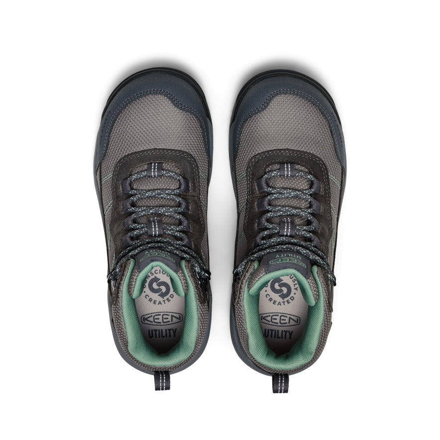 Women's Skokie Waterproof Work Boot (Carbon Toe) Magnet/Black