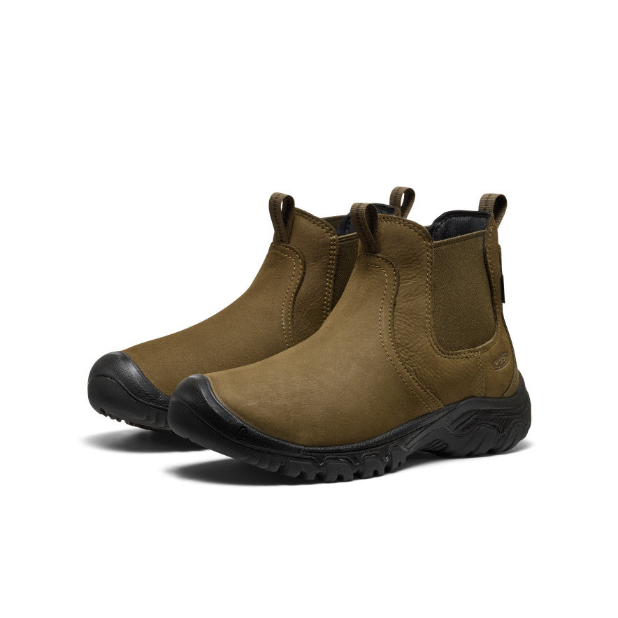 Women's Greta II Waterproof Chelsea Dark Olive/Black