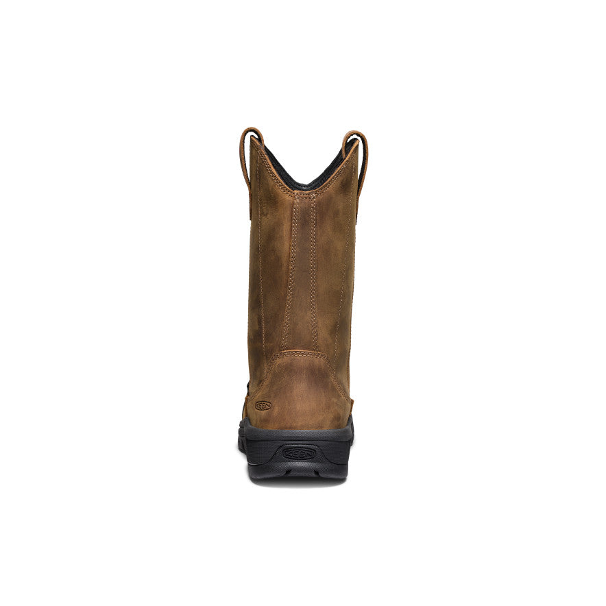 Women's Evanston Pull-On Waterproof Boot (Carbon Toe) Bison/Black