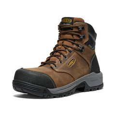 Women's Evanston 6" Waterproof Boot (Carbon Toe) Bison/Black