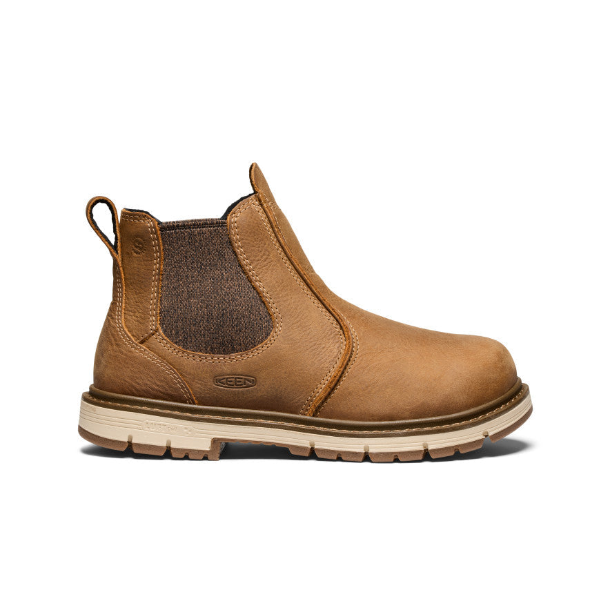 Women's San Jose Chelsea 90° Heel Boot (Soft Toe) Belgian/Gum