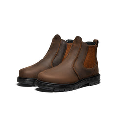 Women's San Jose Chelsea 90° Heel Boot (Aluminum Toe) Cascade Brown/Black