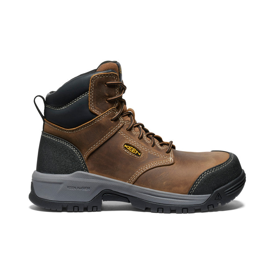 Women's Evanston 6" ESD Boot (Carbon Toe) Bison/Black