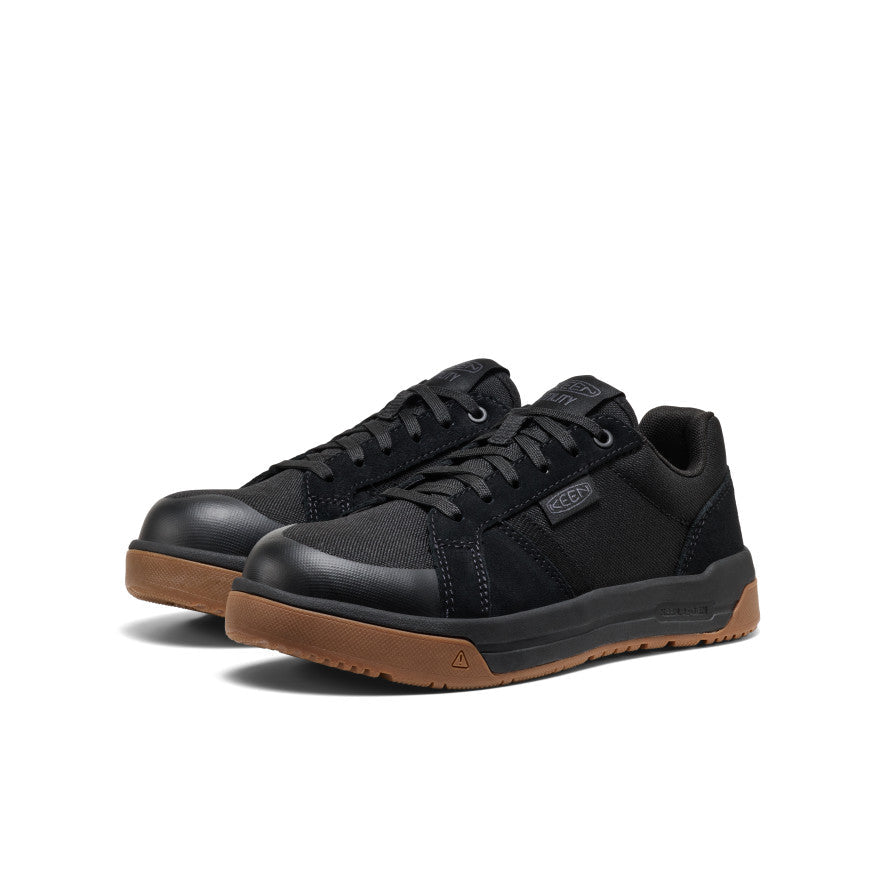 Women's Kenton Work Shoe (Carbon Toe) Black/Gum
