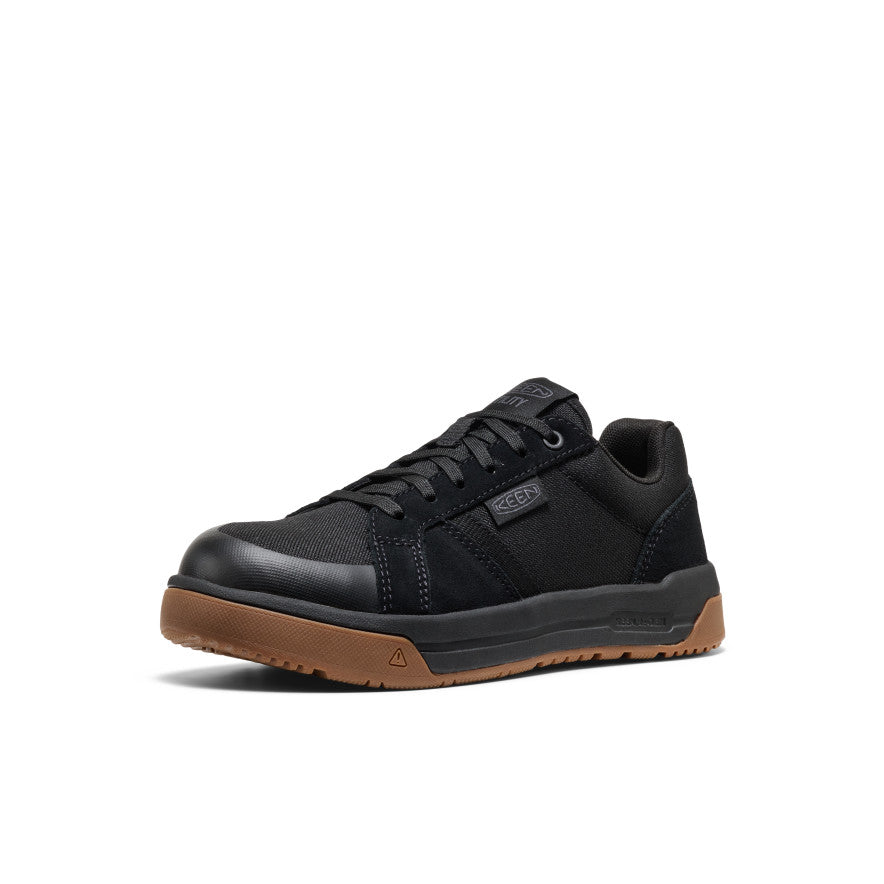 Women's Kenton Work Shoe (Carbon Toe) Black/Gum