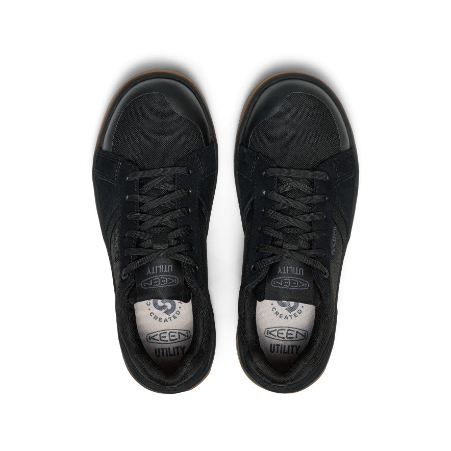 Women's Kenton Work Shoe (Carbon Toe) Black/Gum