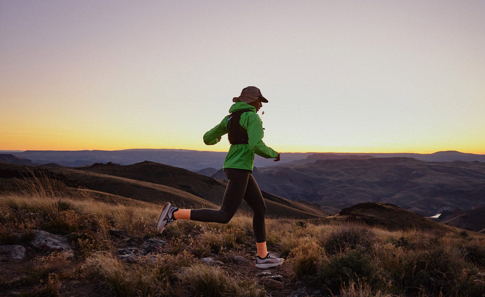 Women's Seek Trail Running Shoe Willowherb/Orange Peel