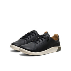 Women's KNX Leather Sneaker Black/Star White