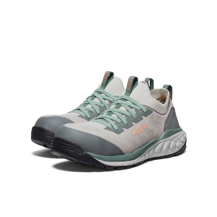 Women's Arvada Shift Work Sneaker (Carbon Toe) Steel Grey/Granite Green