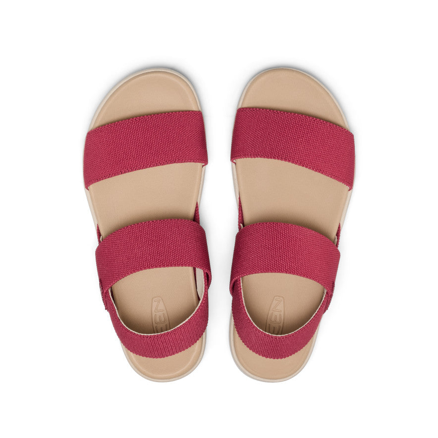 Women's Elle Backstrap Sandal Garnet/Birch