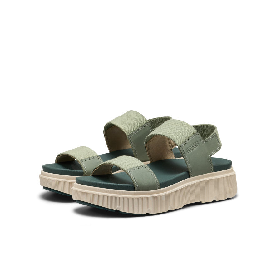 Women's Elle Mila Backstrap Sandal Lily Pad/Dark Forest