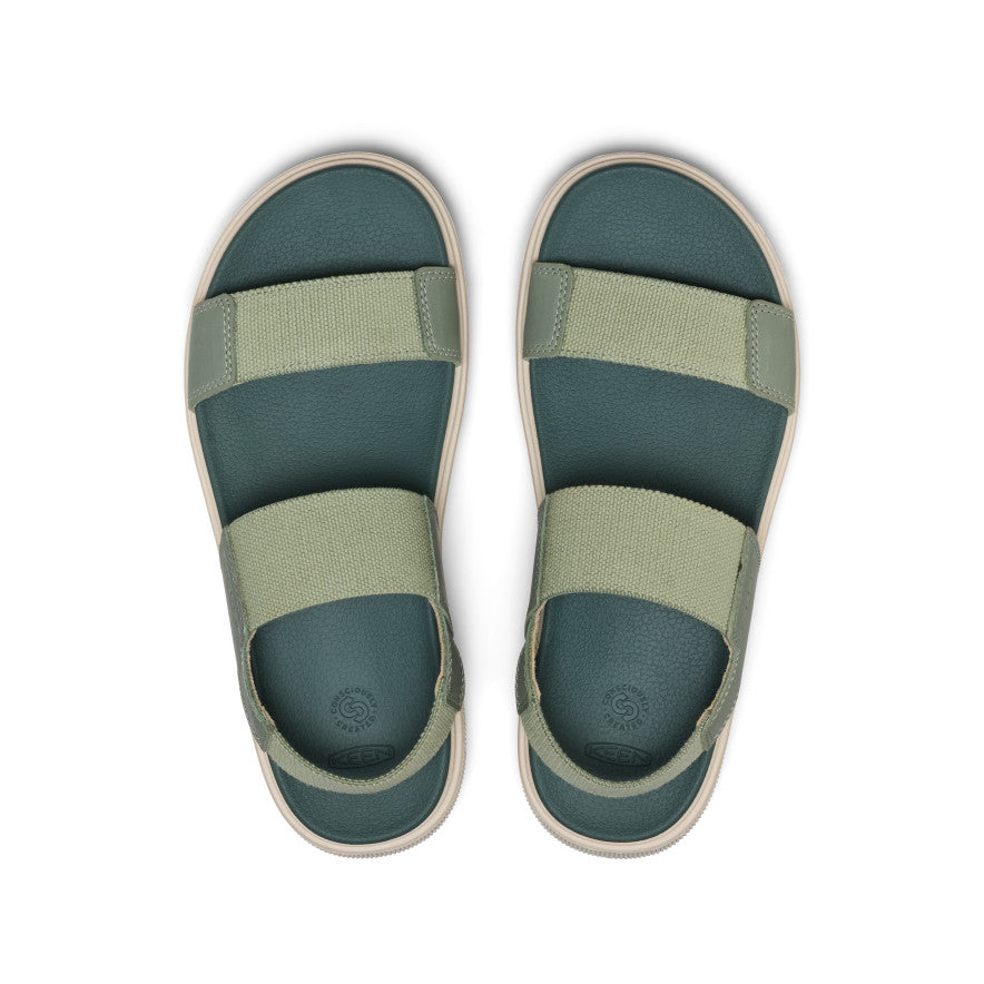 Women's Elle Mila Backstrap Sandal Lily Pad/Dark Forest
