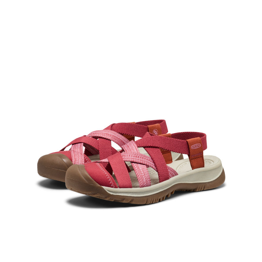 Women's Whisper Lattice Sandal Garnet/Burnt Brick