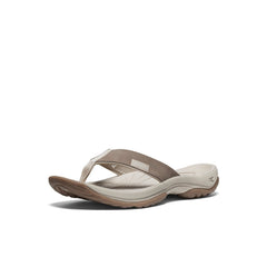 Women's Kona Leather Flip-Flop Brindle/Silver Birch