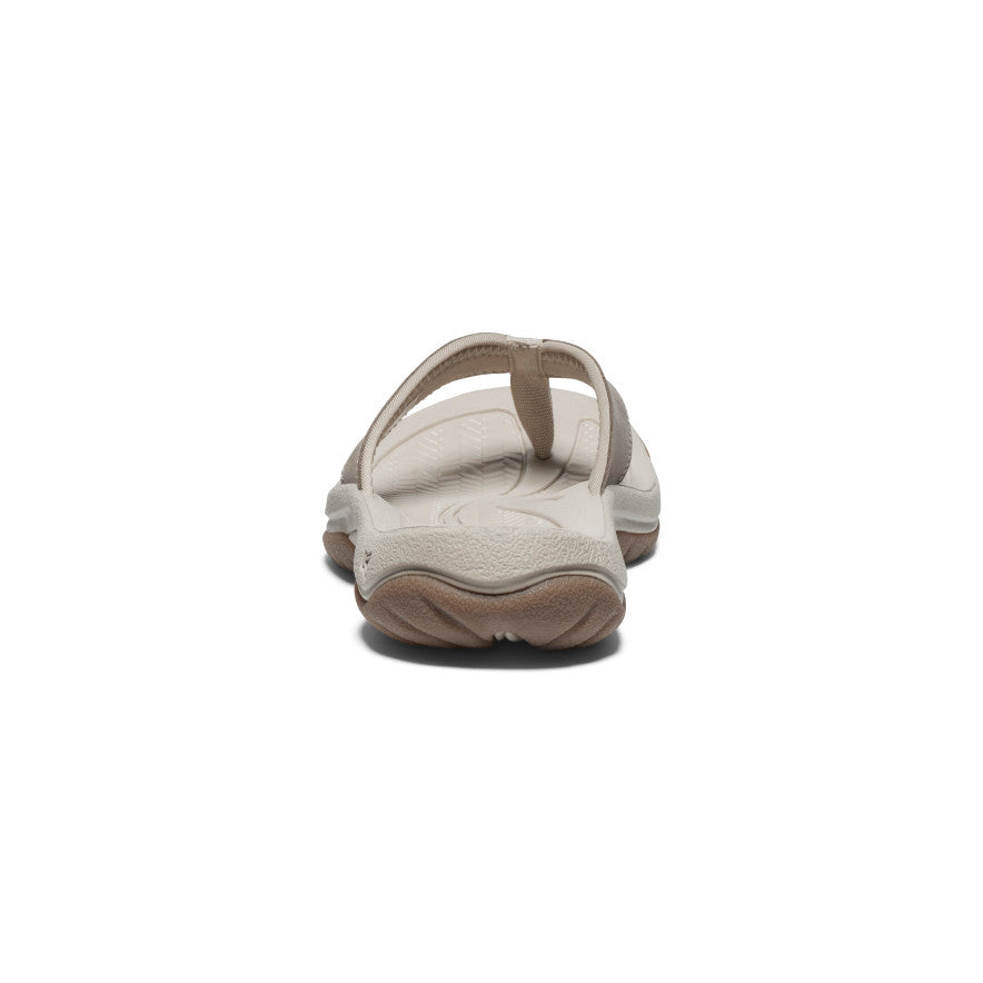 Women's Kona Leather Flip-Flop Brindle/Silver Birch