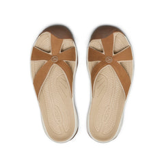 Women's Bali Leather Slide Sandal Chipmunk/Birch