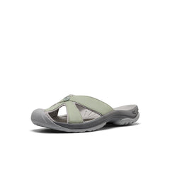 Women's Bali Leather Slide Sandal Lily Pad/Steel Grey