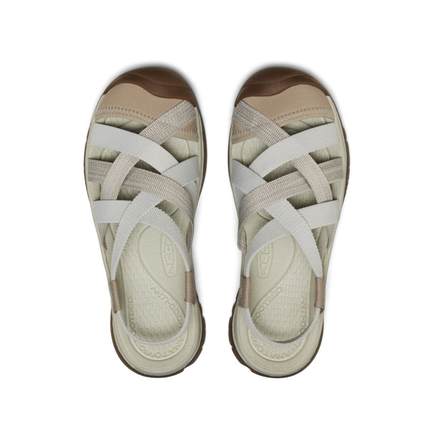 Women's Whisper Lattice Sandal Plaza Taupe/Silver Birch