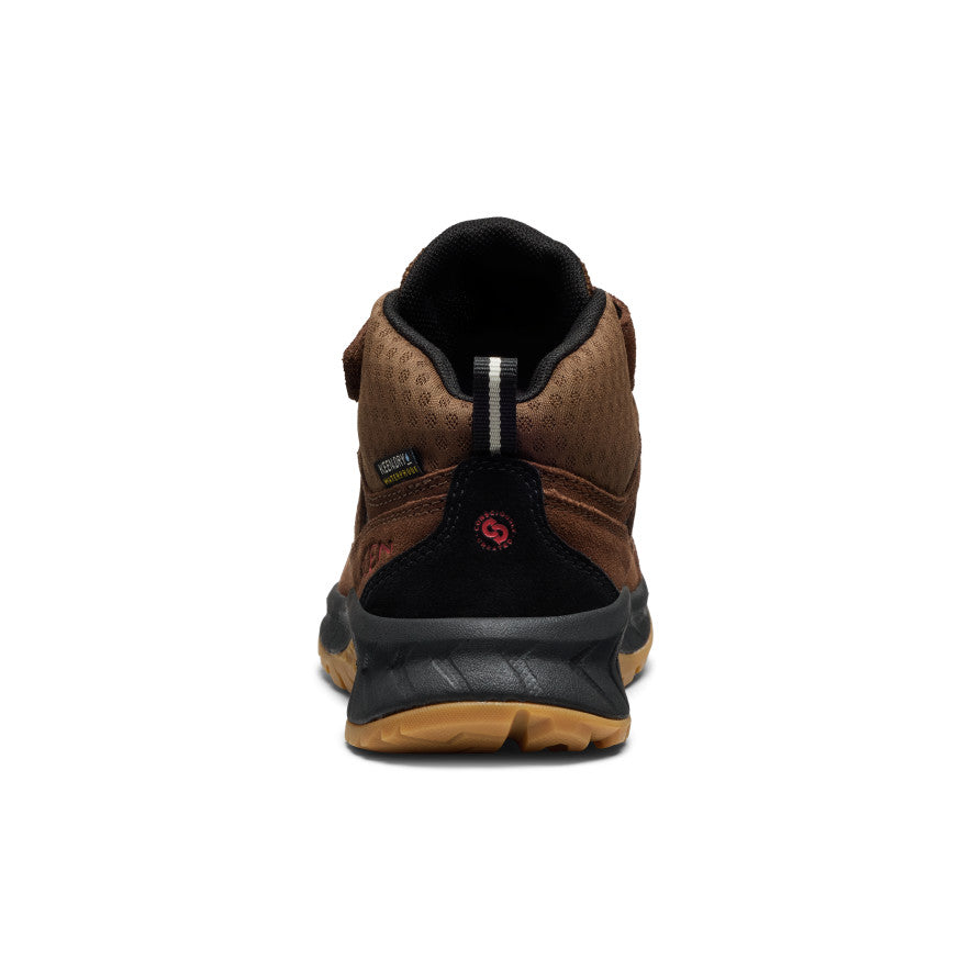 Little Kids' Hightrail Waterproof Hiking Boot Dark Earth/Garnet