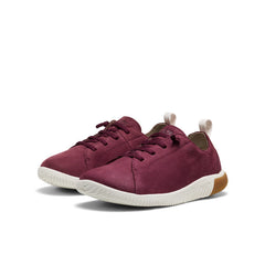 Big Kids' KNX Leather Sneaker Fig/Star White