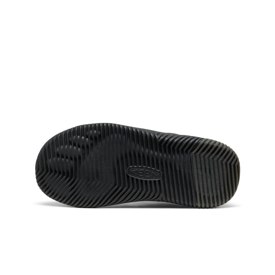 Big Kids' KNX Leather Sneaker Triple Black