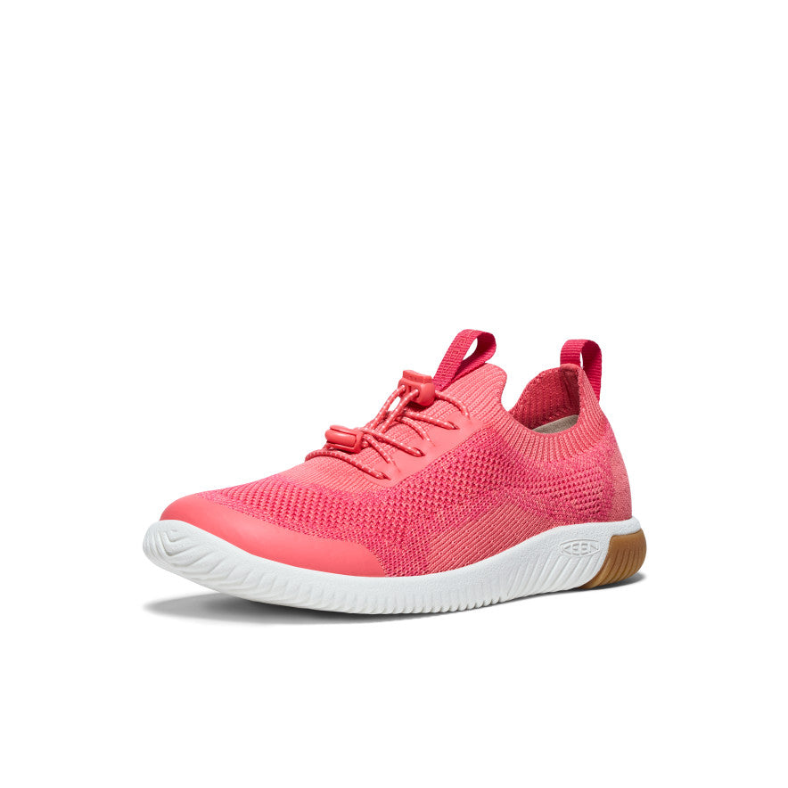 Big Kids' KNX Knit Sneaker Dubarry/Star White