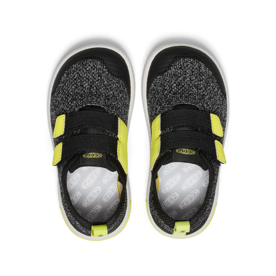 Little Kids' KNX Knit Double Strap Black/Evening Primrose