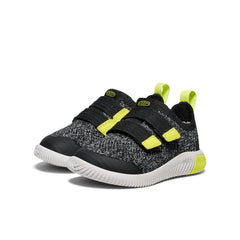Toddlers' KNX Knit Double Strap Black/Evening Primrose