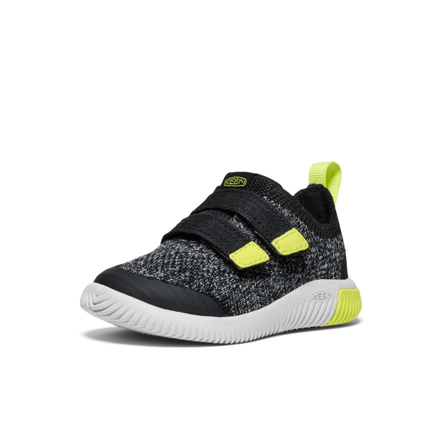 Toddlers' KNX Knit Double Strap Black/Evening Primrose