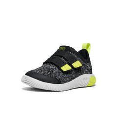 Toddlers' KNX Knit Double Strap Black/Evening Primrose