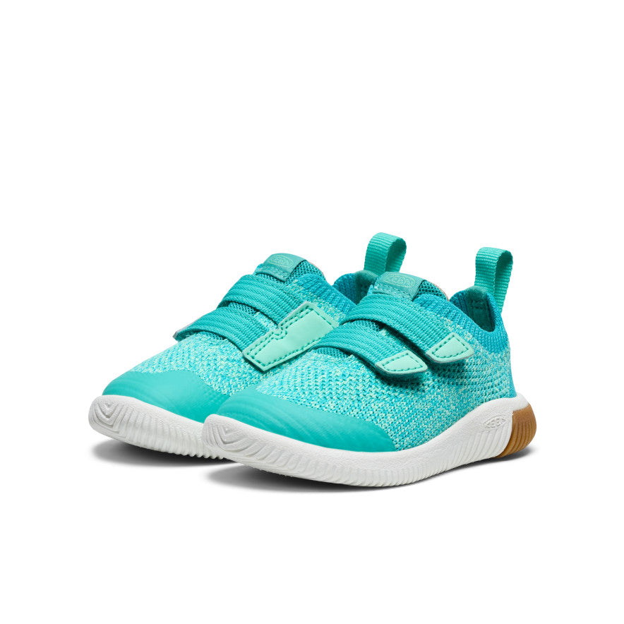 Toddlers' KNX Knit Double Strap Bright Aqua/Cabbage