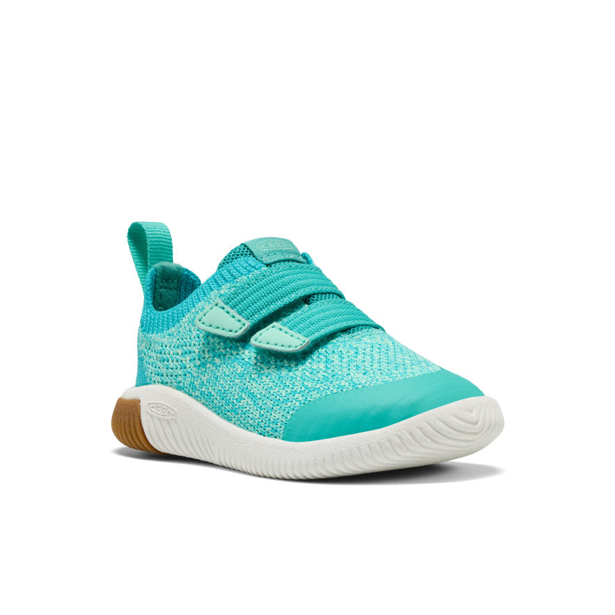 Toddlers' KNX Knit Double Strap Bright Aqua/Cabbage