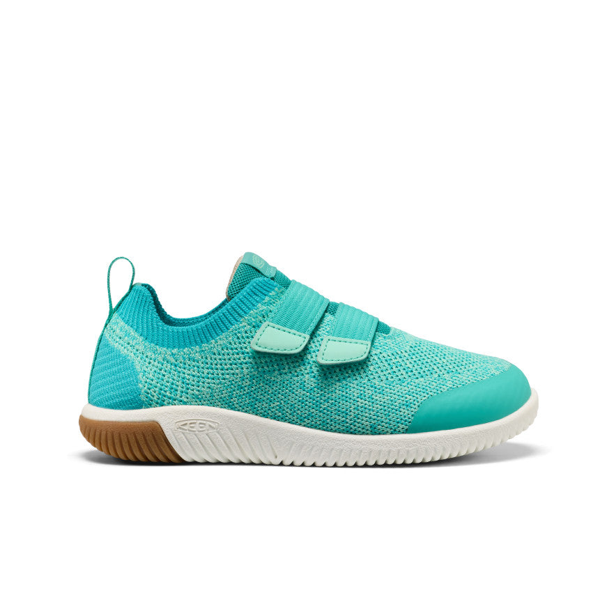 Big Kids' KNX Knit Double Strap Bright Aqua/Cabbage