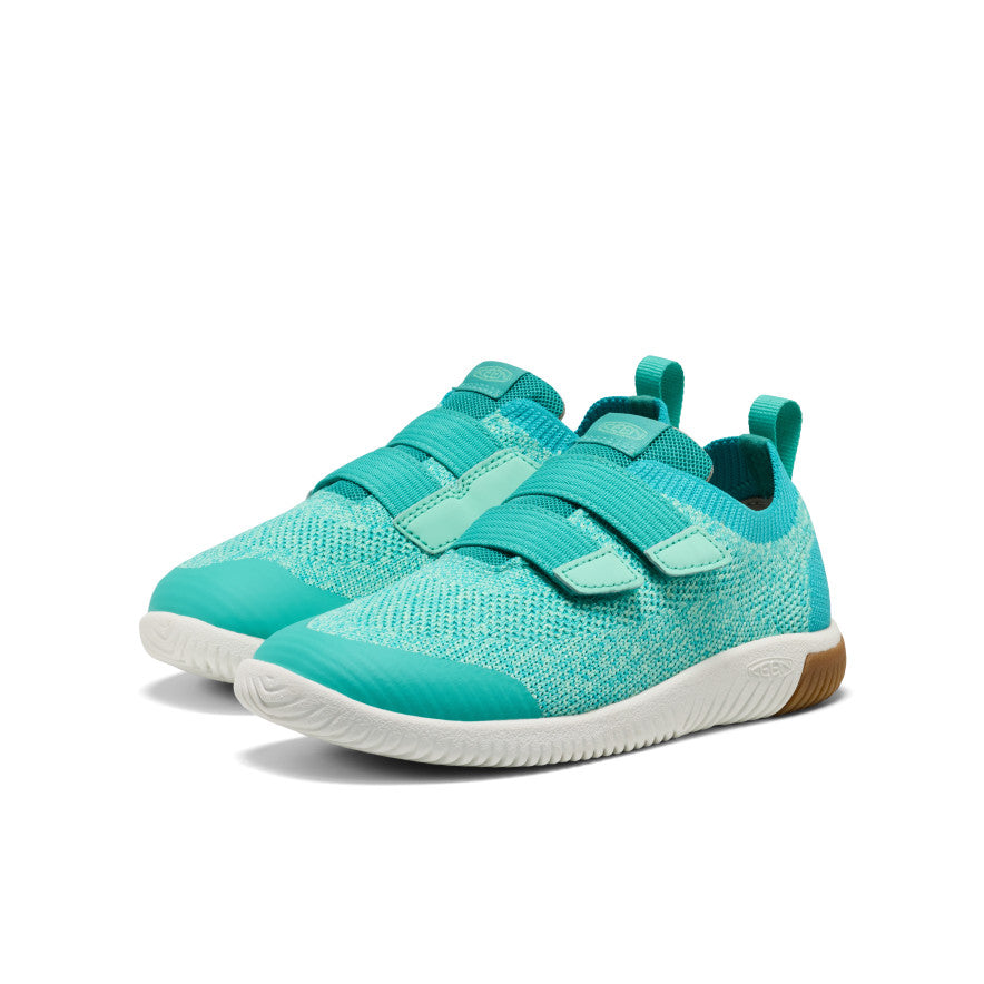 Big Kids' KNX Knit Double Strap Bright Aqua/Cabbage