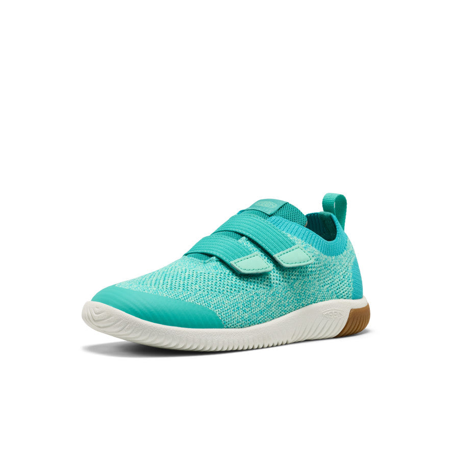 Big Kids' KNX Knit Double Strap Bright Aqua/Cabbage