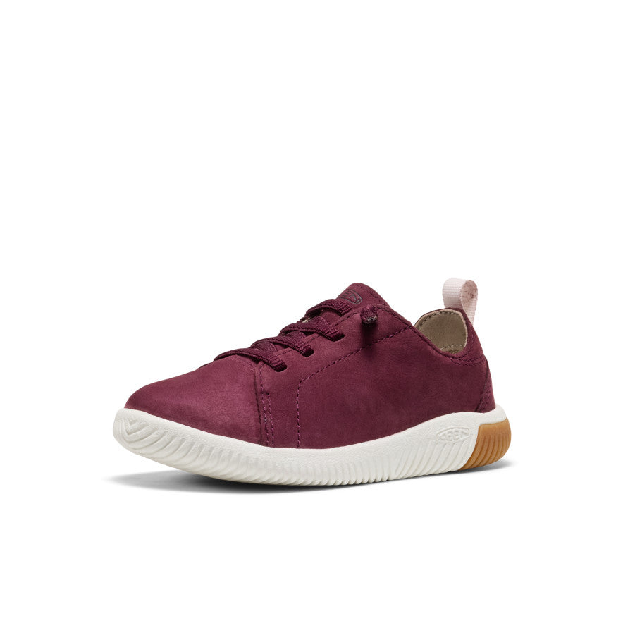 Little Kids' KNX Leather Sneaker Fig/Star White