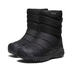 Big Kids' Puffrider Waterproof Winter Boot Black/Steel Grey